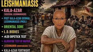 Thumbnail: Leishmaniasis | Kalaazar | Post Kala-azar Dermal Leishmaniasis | PKDL | Oriental Sore | Arpits PSM 