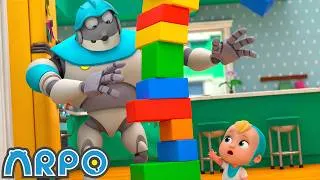 Thumbnail: GIANT Building Blocks FALLS 🧱 ARPO: The Robot Full Episodes | 2026 Cartoons | 60' Anime Compilation