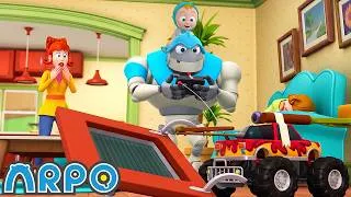 Thumbnail: Remote Control Car Chase! 🚒 ARPO: The Robot | Full Episode | Cartoon For Kids