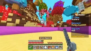 Thumbnail: Cubecraft duels but with actions an stuff  