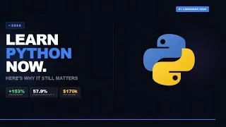 Thumbnail: I Started Learning Python A month Ago — Here's Why You Should Too (2026)