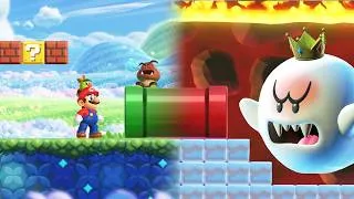 Thumbnail: Mario Wonder, but everything is RANDOM