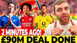 Thumbnail: 🔴LAST- MINUTE BOMBSHELL! £90M DEAL DONE 😱 Arteta Breaks Silence on Arsenal EXIT | ARSENAL NEWS TODAY