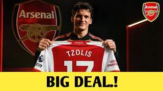 Thumbnail: BIG DEAL: ARSENAL PLOTTING MASSIVE SWOOP FOR CHRISTOS TZOLIELS?! - ARSENAL NEWS