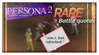 Thumbnail: Persona 2: Eternal Punishment (ENG) All RARE victory quotes