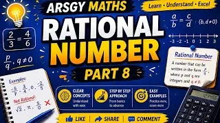 Thumbnail: Master Division Properties of Rational Numbers| Why Do We Use Reciprocals |Class8Maths | ARSGYMATH
