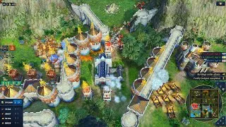 Thumbnail: Massive English Army vs House of Lancaster & Japanese | Age Of Empires 4