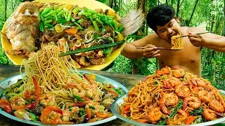 Thumbnail: TOP 3 Type Deliciously Noodle Recipe In Wilderness Cooking | ARS Primitive Cooking