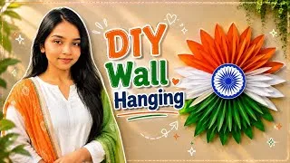 Thumbnail: DIY Tricolor Wall Hanging | Independence Day Decoration | Easy Paper Craft for Home 🇮🇳