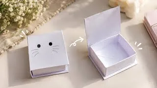 Thumbnail: DIY Book Shaped Paper Box 📚✨ | Easy Origami Gift Box Tutorial | Cute Paper Book Box Step by Step