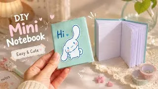 Thumbnail: DIY Mini Notebook 📖✨ | Cute Kawaii Notebook Tutorial | Easy Paper Craft at Hom