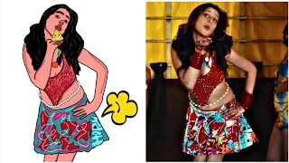 Thumbnail: Bangles Video Song Funny Drawing Meme 😂 | Sanju Rathod & Isha Malviya | Lal Lal Colour Chi Bangdi
