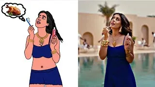 Thumbnail: Shaky shaky Song | Sanju Rathod Ft. Isha Malviya | G-Spark | Funny Drawing Meme 😂 😂 | 2d Art 