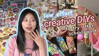 Thumbnail: 12 easy DIY ideas to try after school/work ˚₊‧꒰ა ✦ ໒꒱ ‧₊˚ creative & low effort