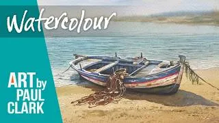 Thumbnail: How to Paint an Old Greek Fishing Boat in Watercolour