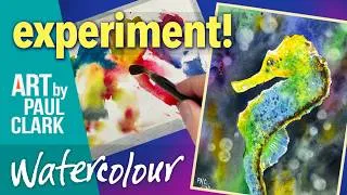 Thumbnail: Learning through Experimentation - How to Paint a Seahorse in Watercolour