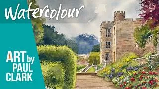 Thumbnail: How To Paint a Manor House & Gardens in Watercolour