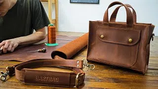 Thumbnail: 🧵Discover The Art Of Crafting A Stunning Custom Leather Bag!💼✂️