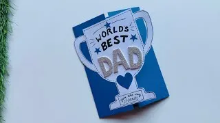 Thumbnail: How to Make Father's Day Card Easy and Beautiful/ DIY Father's Day Card Ideas @ArtCraftByTulsi 