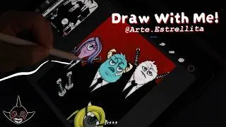 Thumbnail: Draw With Me! | Fanart Art Process: Kagurabachi x Monsters Inc.