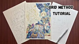 Thumbnail: Draw anything with grid method #pendrawing #gridmethod #how to draw