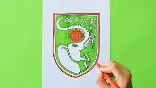 Thumbnail: How to draw Ivory Coast National Football Team Logo