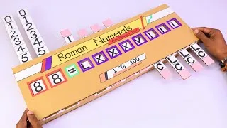 Thumbnail: Roman Numbers Maths Project 1 to 100 | How to make maths project working model | Best Maths Project