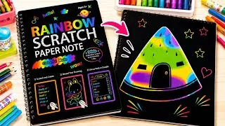 Thumbnail: ASMR Rainbow Scratch Art Watermelon 🍉 | Satisfying Scratch Paper Drawing | No Talking