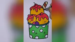 Thumbnail: Enjoy Fun Coloring Of Icecream Cup 🍨 #art #coloring #icecream #fun