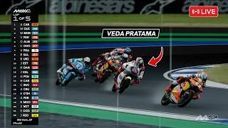Thumbnail: RACE Moto3 2026❗VEDA PRATAMA GACOR DI TRACK EXTREME😱❗CHANG INTERNATIONAL CIRCUIT❗#ThaiGP 🇹🇭 #1