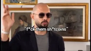 Thumbnail: Andrew tate on cryptocurrencies.