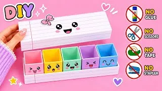 Thumbnail: DIY Easy Origami Desk Organizer | No Glue, No Scissors | Cute Paper Organizer | Paper Craft