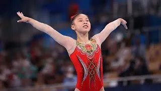 Thumbnail: The Most Difficult Beam Routine in the World   Olympic Champion Guan Chenchen 🥇