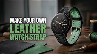 Thumbnail: I made a leather watch strap at home. For my wife. No workshop, no excuses.