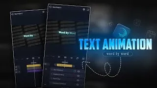 Thumbnail: Pro Level WORD BY WORD Text Animation Tutorial || Alight motion tutorial || Artistrajk 