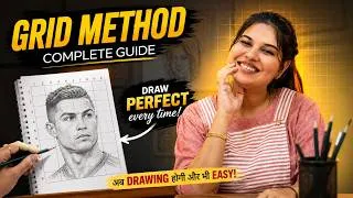Thumbnail: How to Draw a Portrait | Face कैसे बनाए by Artist Shikha Sharma 🔥😍