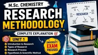 Thumbnail: | Unit 1 | Introduction to Research | M.Sc. Chemistry | Complete Explanation in Marathi