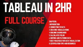 Thumbnail: Learn Tableau in Just 2 Hours! | Complete Tableau Desktop Specialist Certification Training