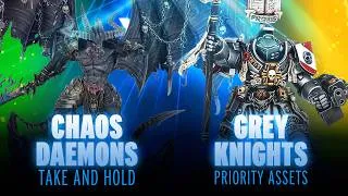 Thumbnail: Chaos Daemons vs Grey Knights Competitive Battle Report