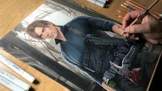 Thumbnail: Drawing Leon S. Kennedy | Resident Evil (Timelapse) Artology