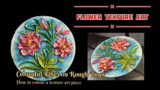 Thumbnail: Texture Art colouring Tutorial with Materials 🎨| Full Painting Guide💕🫶