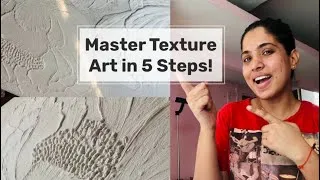 Thumbnail: Create Textured Masterpieces with Simple Tools! Part 2|साधारण टूल्स से टेक्सचर मास्टरपीस बनाएं| basi
