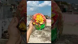 Thumbnail: Flower texture art#TextureArt #TextureArtReel#ArtReels #SatisfyingArt#MixedMediaArt#art #diy#artist