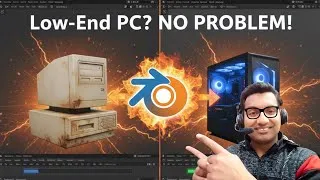 Thumbnail: Top 5 Blender Settings to BOOST Performance Instantly (Works on Any PC!) 💻🔥