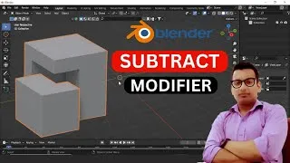 Thumbnail: How to Apply Substract Modifier in Blender 3D | Blender for Beginners