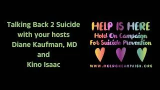 Thumbnail: Talking Back 2 Suicide: Stigma, Mental Health Literacy, & Human Kindness ~ Episode 89 (7/21/26)