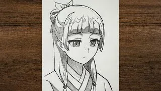 Thumbnail: How to draw Maomao from The Apothecary Diaries / anime girl drawing / anime drawing 