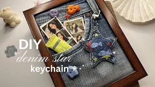 Thumbnail: ⭐ Turn Old Jeans into a DIY Denim Star Charm Keychain | No Sewing Machine Needed! 💌