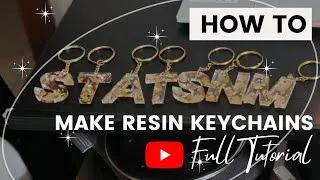 Thumbnail: How To Make Resin Letter Keychain | Full Tutorial | For Beginners | Art Tales