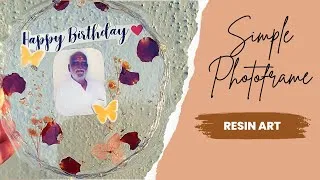 Thumbnail: Simple Resin Art | Photoframe | Resin Art for beginners | Arttales #resinart #resinartforbeginners